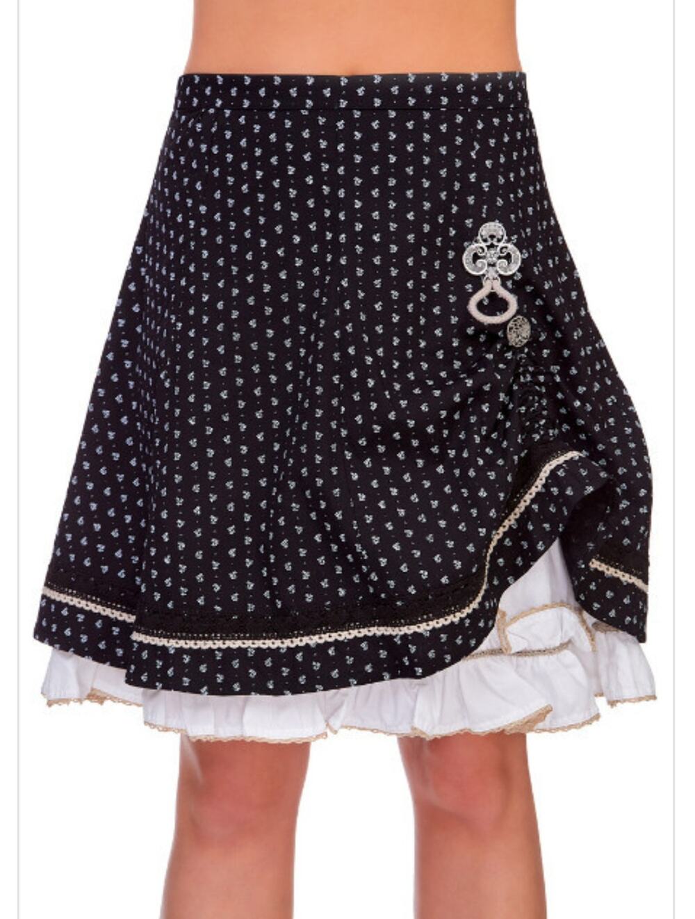 Mar Jo Skirt Women 18 German country western cowgirl Prairie cottagecore ruffles